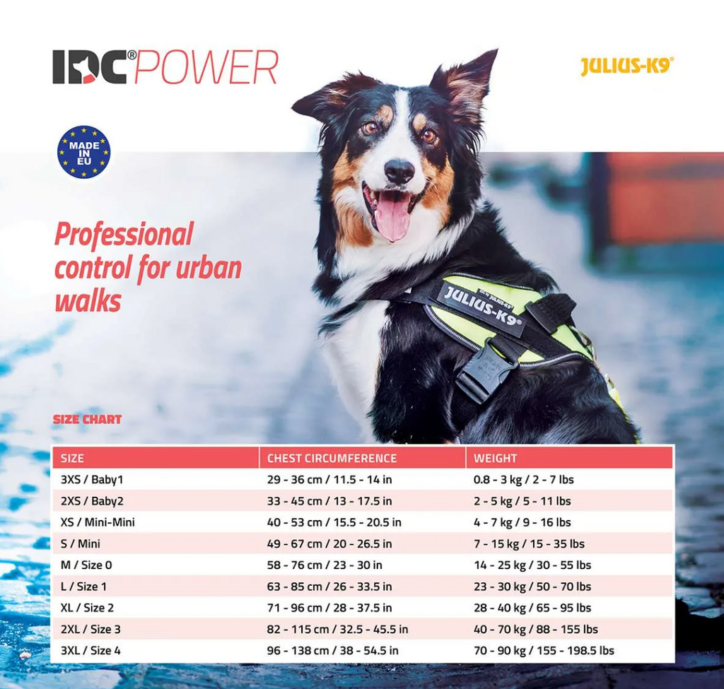 Julius k9 online powerharness size mini