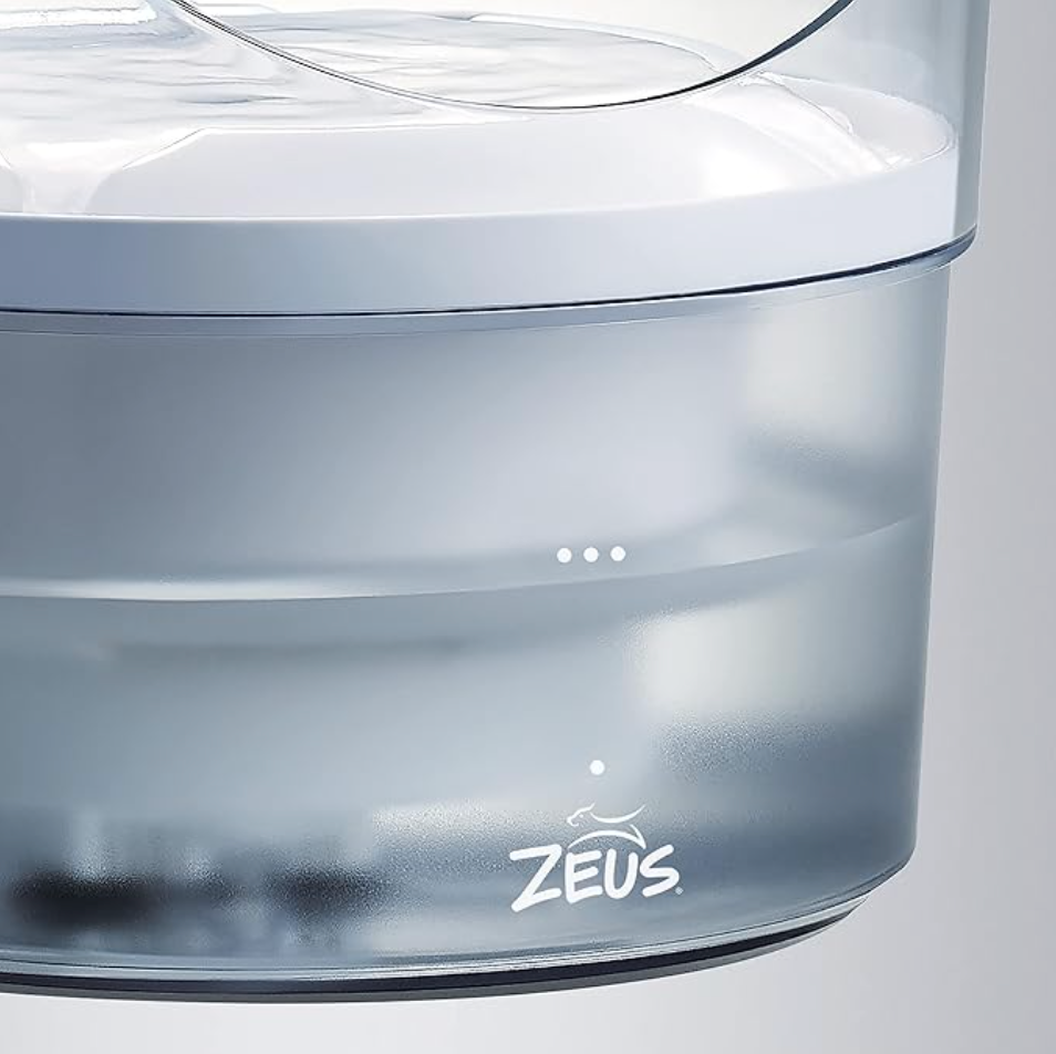 Zeus Fresh and Clear Fountain with Splash Guard - 1.5L