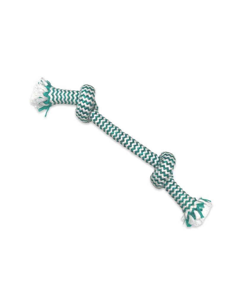 Extra Fresh Flossy Bone Rope Chew Toy - 2 Knot