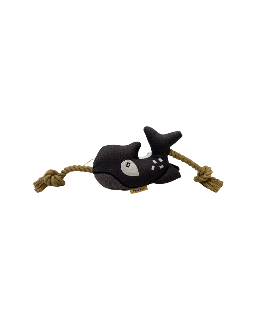Stuffed Killer Whale Rope Toy
