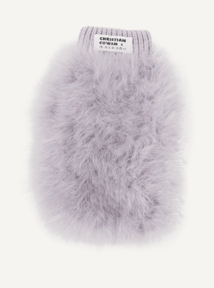 Christian Cowan x Maxbone Designer Feather/Knit Jumper - Lavender