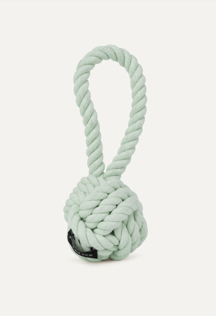 Large Twisted Rope Toy - Mint