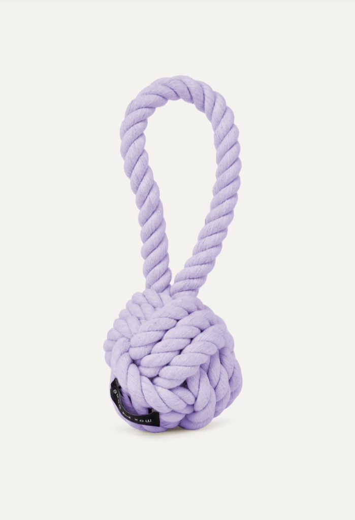Large Twisted Rope Toy - Lavender