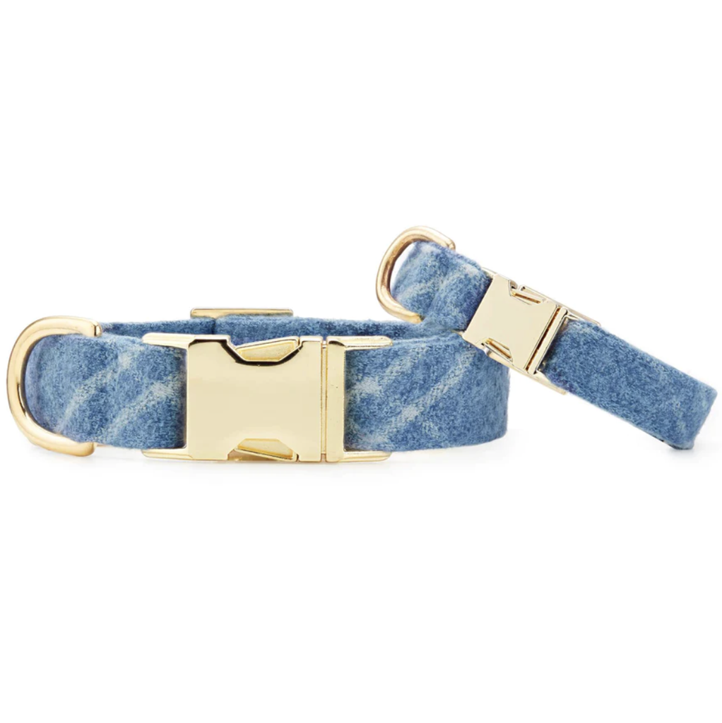 Harbour Plaid Flannel Dog Collar