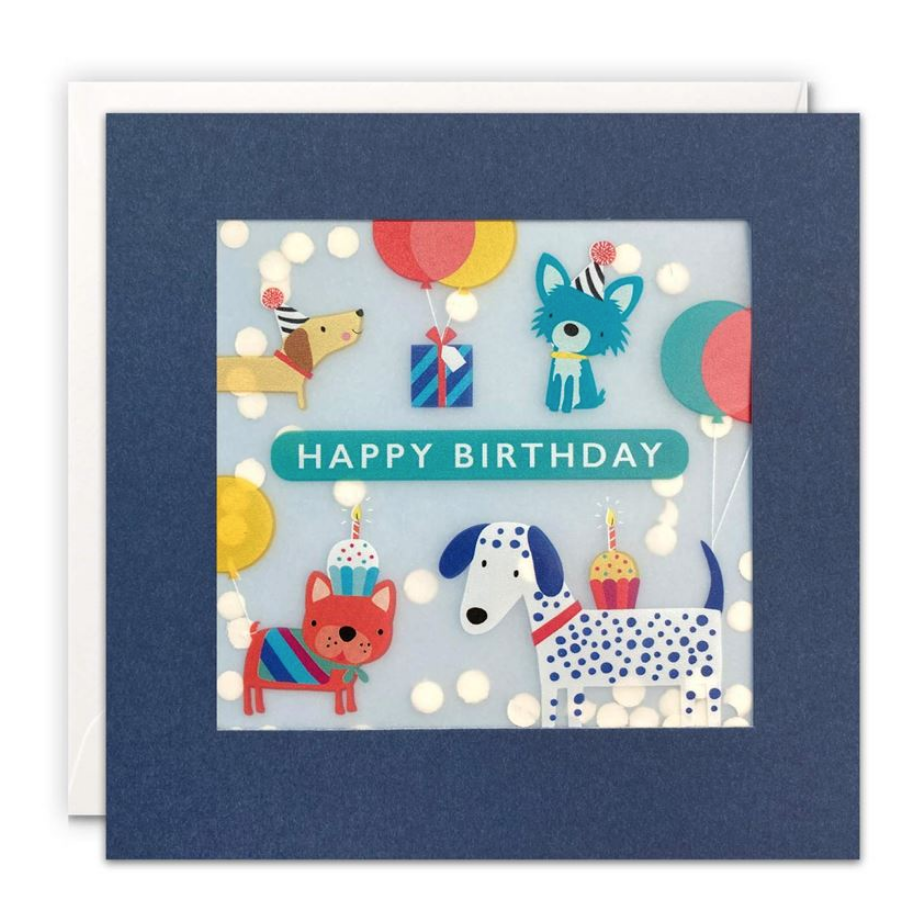 James Ellis - Dogs Happy Birthday Shakies Card