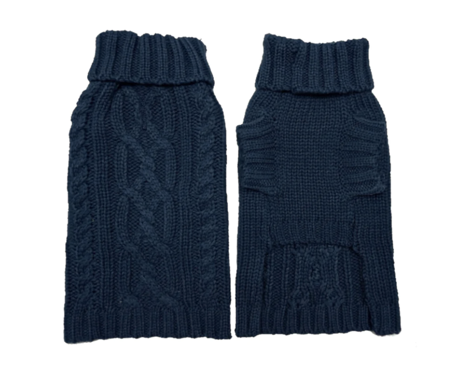 Wool Sweater in French Navy | Coco & Pud