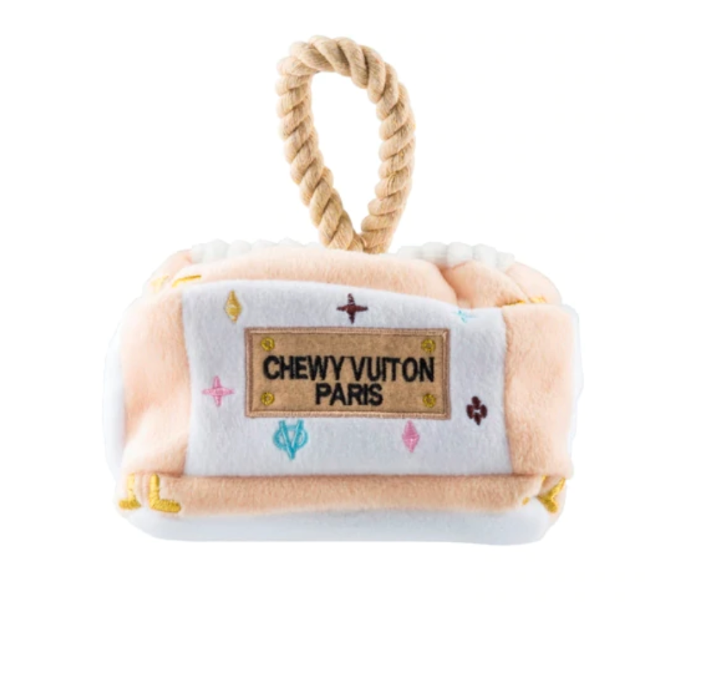 White Chewy Vuiton Trunk Activity House