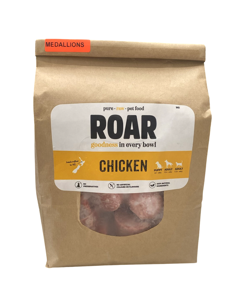 Chicken Medallions Pet Food - 1kg Bag